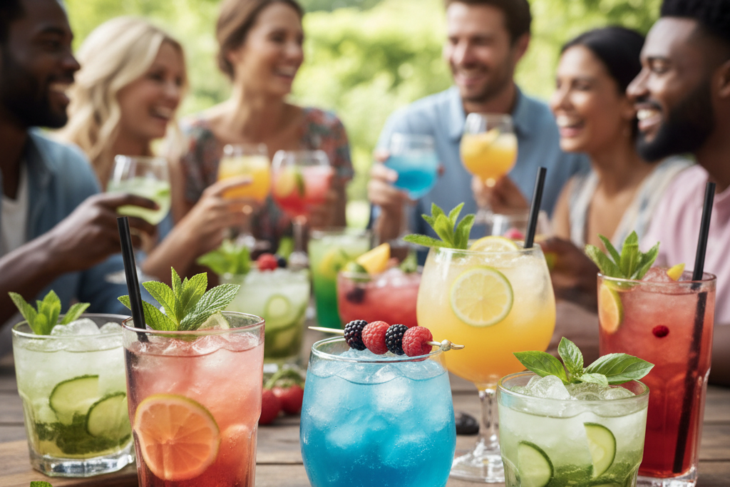 non-alcoholic mocktails